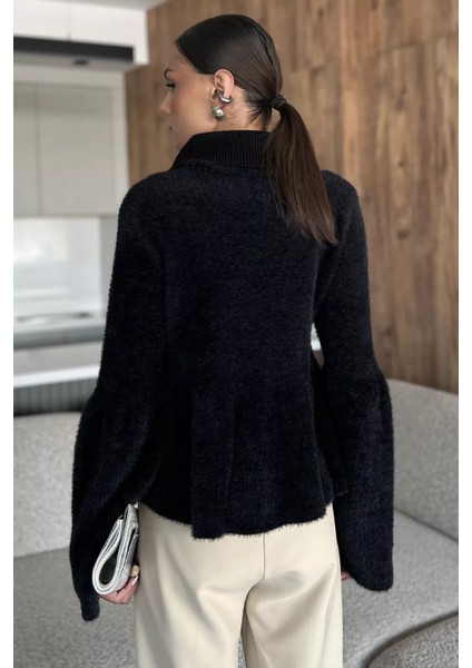 Gömlek Yaka Şardonlu Triko Bluz (S,m,l,xl Uyumludur) P-00018190 fırsatları