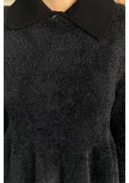 Gömlek Yaka Şardonlu Triko Bluz (S,m,l,xl Uyumludur) P-00018190 indirimleri