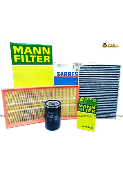 Audi A3 1.8 T Filtre Bakım Seti (1997-2001)