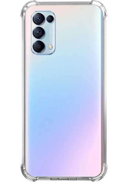 Oppo Reno 5 Pro Darbe Emici Şeffaf Silikon Kılıf