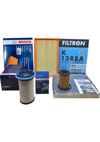 Skoda Kamiq 1.6 Tdı Filtre Bakım Seti (2019-2020)