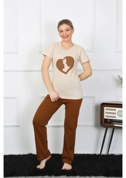 Moda Kısa Kol Penye Pijama Takımı fiyatları