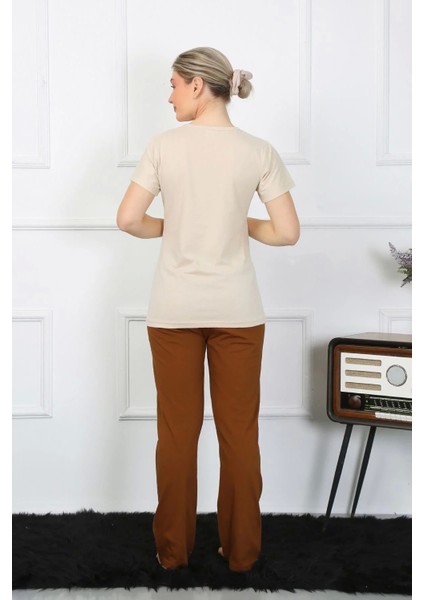 Moda Kısa Kol Penye Pijama Takımı fırsatları