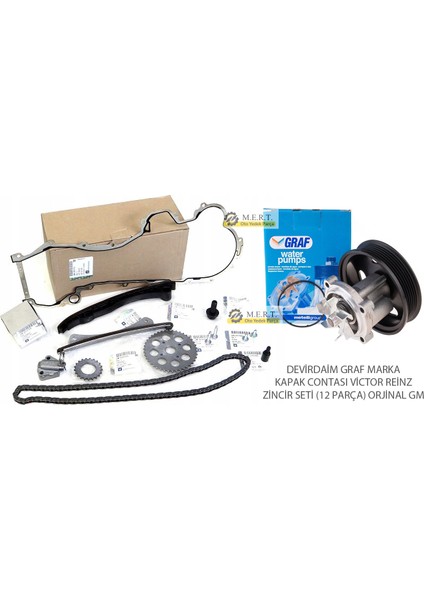 Opel Corsa E 1.3 Cdti Dizel Triger Zincir Seti + Devirdaim - Conta