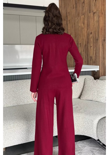 Kadın Taşlı Triko Hırka Pantolon Ikili Takım P-00018046 indirimleri