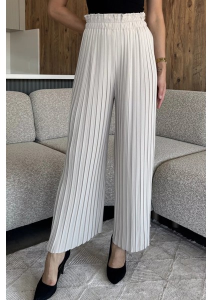 Kadın Pileli Bol Paça Pantolon P-00018032 fiyatları