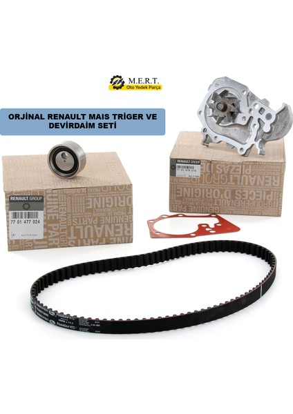 Clio 1.4 8V Triger Seti ve Devirdaim Su Pompası E7J