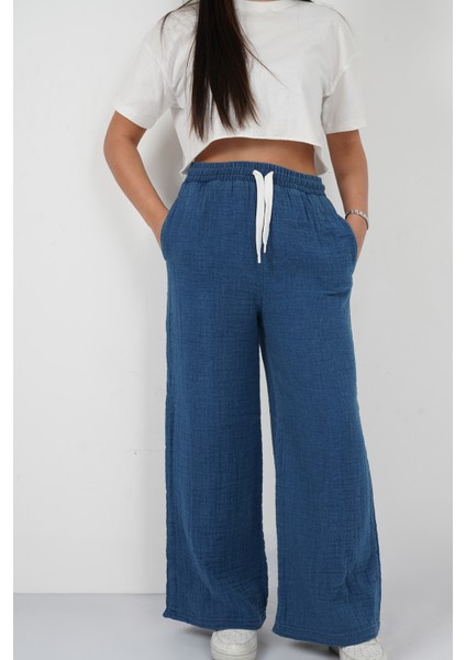 Kız Çocuk Pamuk Kot Pantolon 14 Yaş-Mavi fiyatları