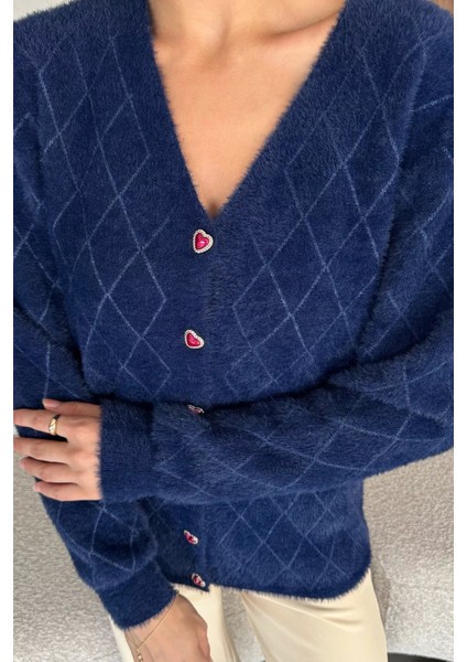 Kadın Yumoş Iplik Sakallı Triko Hırka (S-M-L-Xl Uyumludur) P-00018065 modelleri