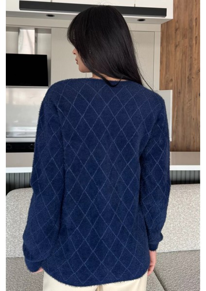 Kadın Yumoş Iplik Sakallı Triko Hırka (S-M-L-Xl Uyumludur) P-00018065 fırsatları