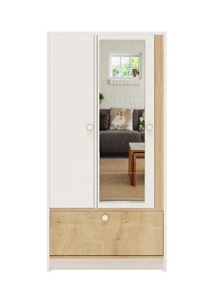 Malibu Aynalı Gardırop | Elbise Dolabı modelleri