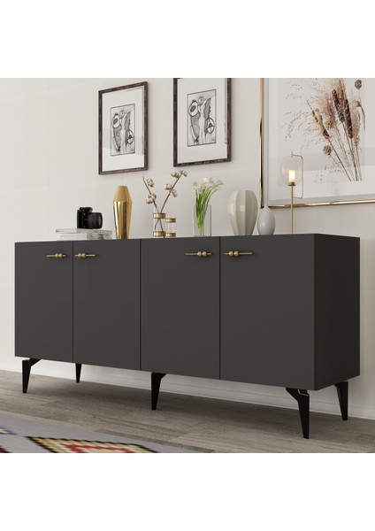 Rüyadd Konsol Antrasit-Altın