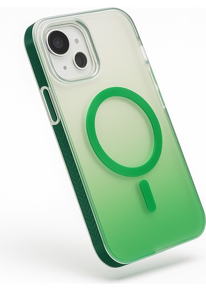 iPhone 11 Grace Yeşil Renk Geçişli Koruyucu Magsafeli Kılıf fiyatları