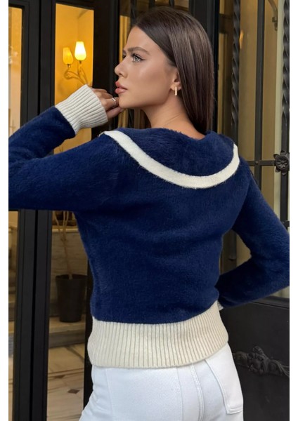 Kadın Bebe Yaka Yumoş Iplik Triko Ceket (S-M-L Uyumludur) P-00018062 indirimleri