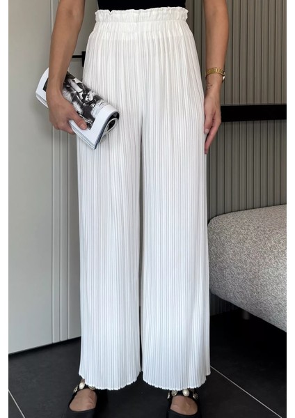 Kadın Pileli Bol Paça Pantolon P-00018032 fiyatları