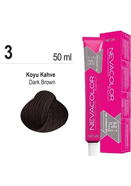 color Saç Boyası 3. Koyu Kahve