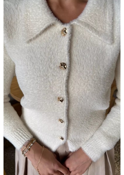 Kadın Yumoş Iplik Triko Ceket (S-M-L Uyumludur) P-00018063 fırsatları