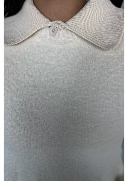 Gömlek Yaka Şardonlu Triko Bluz (S,m,l,xl Uyumludur) P-00018190 modelleri