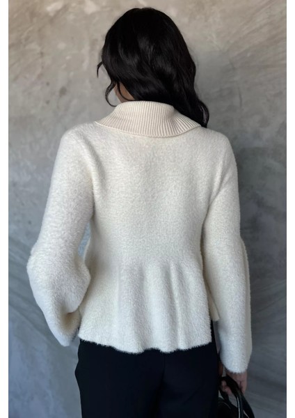 Gömlek Yaka Şardonlu Triko Bluz (S,m,l,xl Uyumludur) P-00018190 fırsatları