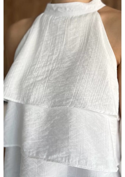 Kadın Sıfır Kol Kat Kat Bluz P-00018036 fırsatları