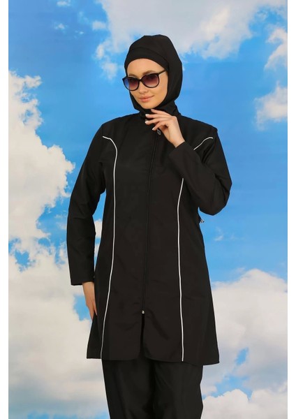 Moda Kadın Tam Tesettür Siyah Mayo fiyatları