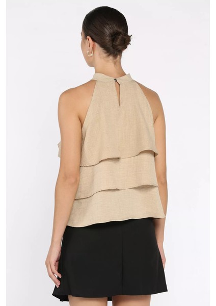 Kadın Sıfır Kol Kat Kat Bluz P-00018036 modelleri