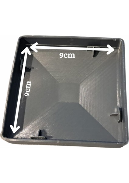 10 Adet 9x9 cm Antrasit Gri Plastik Direk Üst Kapağı – Dayanıklı ve Şık Çözüm modelleri