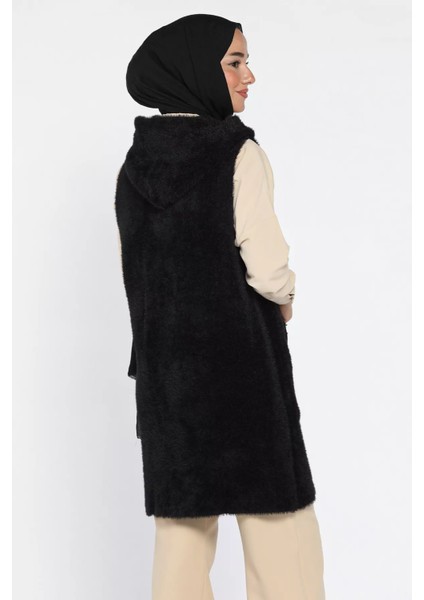 Kolsuz Fermuarlı Yumoş Tesettür Triko Yelek (S,m,l,xl Uyumludur) P-00018185 modelleri