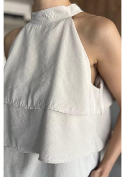 Sıfır Kol Kat Kat Kadın Bluz P-00018037 fırsatları