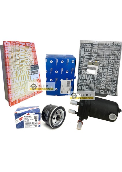 Renault Megane 2 1.5 Dci Filtre Bakım Seti (2002-2008)