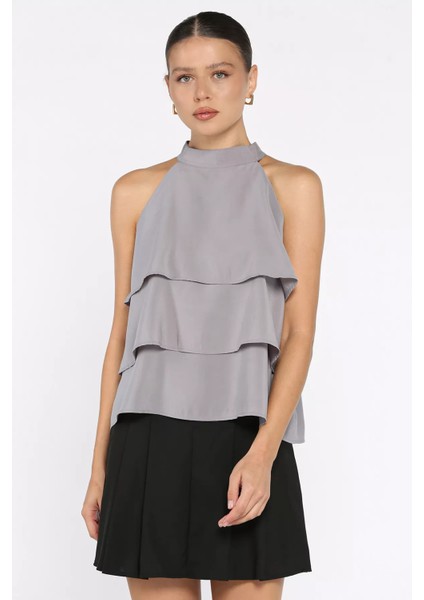 Sıfır Kol Kat Kat Kadın Bluz P-00018037 fiyatları