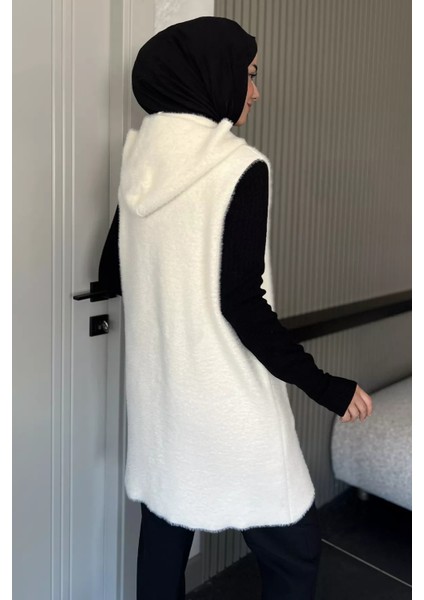 Kolsuz Fermuarlı Yumoş Tesettür Triko Yelek (S,m,l,xl Uyumludur) P-00018185 indirimleri