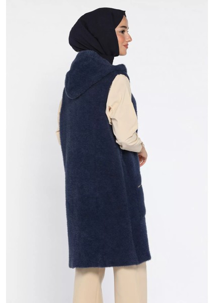 Kolsuz Fermuarlı Yumoş Tesettür Triko Yelek (S,m,l,xl Uyumludur) P-00018185 modelleri