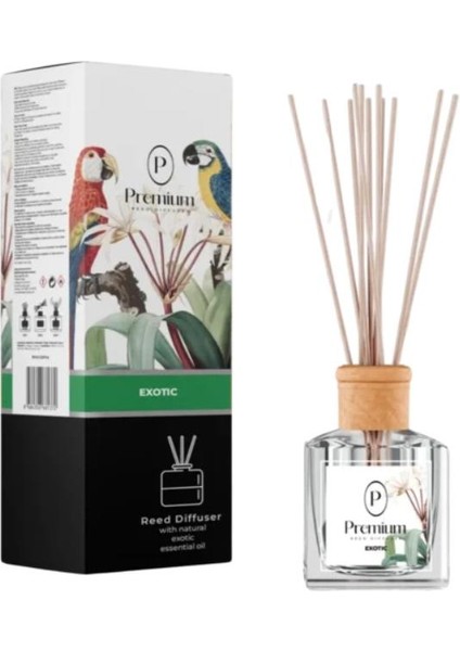 Premium Reed Diffuser Exotıc (Egzotik) Oda Kokusu 100 ml