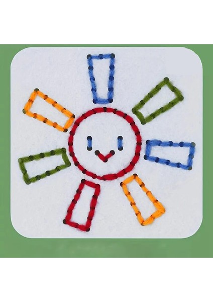 9'lu Sevimli Figürlü El Işi Seti Çocuklar Için Zeka,hayal Gücü ve El Becerileri Geliştiricisi