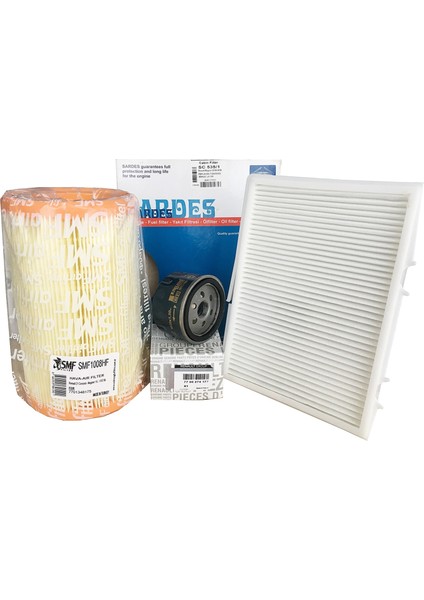 Megane 1 8 Valf 1.6 Benzinli Filtre Bakım Seti (R19 Motor)