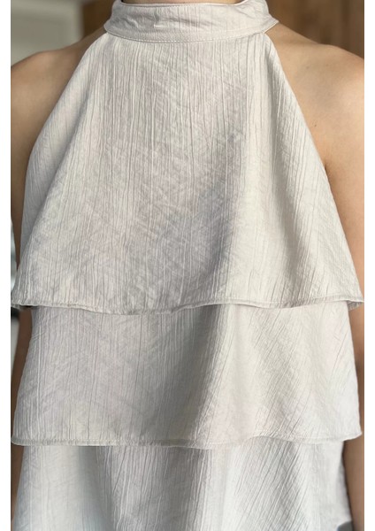 Kadın Sıfır Kol Kat Kat Bluz P-00018036 fırsatları