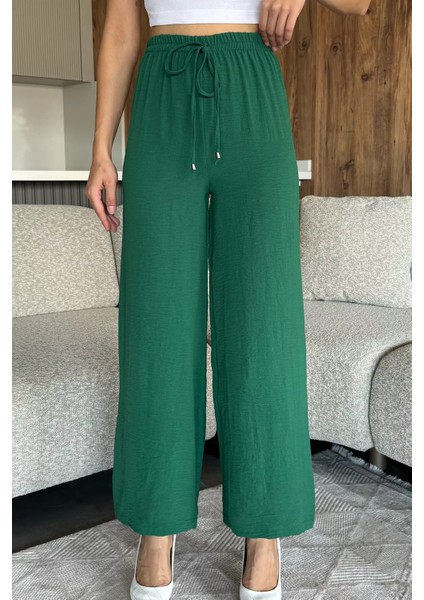 Kadın Bel Lastikli Bol Kesim Pantolon P-00018020