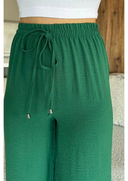 Kadın Bel Lastikli Bol Kesim Pantolon P-00018020 fırsatları