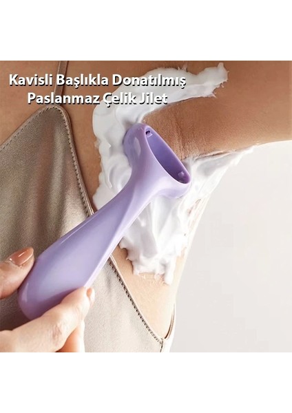 Ezere Tüm Vücut Kılları Için Pürüzsüz Tıraş Paslanmaz Çelik Jilet Manuel Tıraş BIÇAĞI-(5775) fiyatları