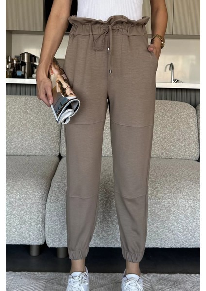Bel ve Paça Lastikli Jogger Eşofman Altı P-00018016
