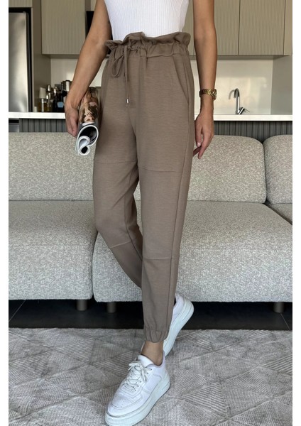 Bel ve Paça Lastikli Jogger Eşofman Altı P-00018016 fiyatları