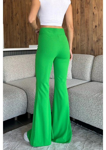 Paça Yırtmaçlı Palazzo Slim Fit Kumaş Pantolon P-00018030 modelleri