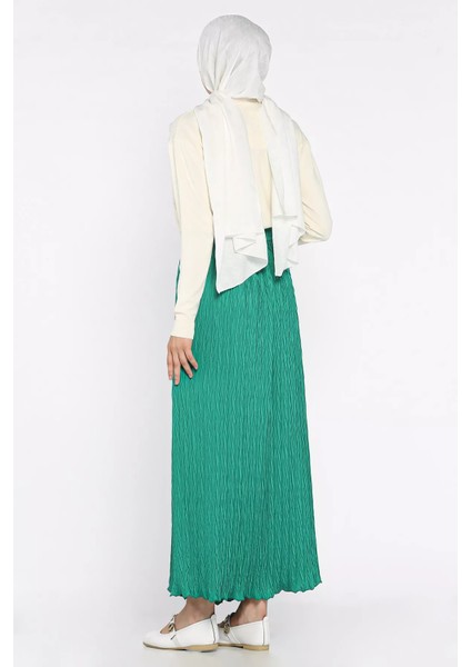 Bel Lastikli Kendinden Desenli Tesettür Etek(S,m,l,xl Uyumludur) P-00018005 modelleri