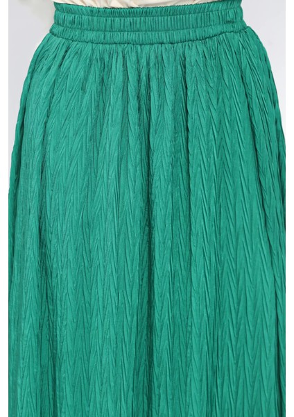 Bel Lastikli Kendinden Desenli Tesettür Etek(S,m,l,xl Uyumludur) P-00018005 fırsatları