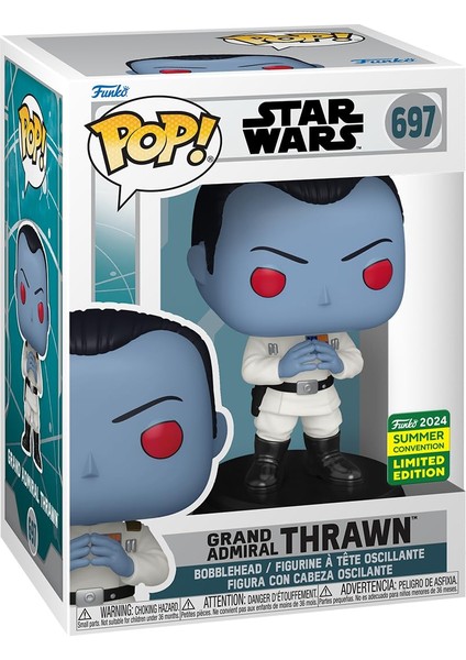 Pop Grand Amiral Thrawn Star Wars 2024 Summer Convention Limited Edition 697