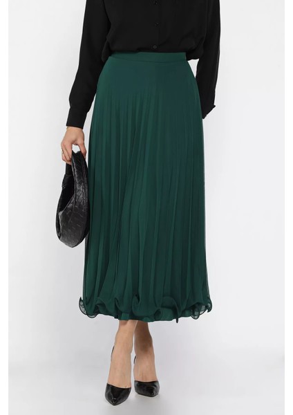 Pileli Şifon Tesettür Etek P-00018003 fiyatları