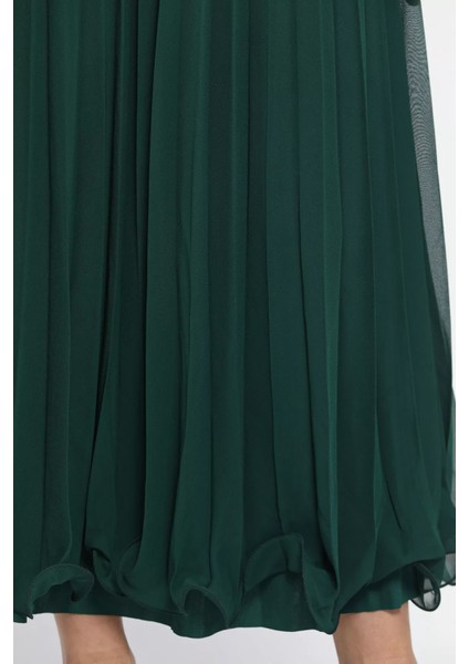 Pileli Şifon Tesettür Etek P-00018003 indirimleri