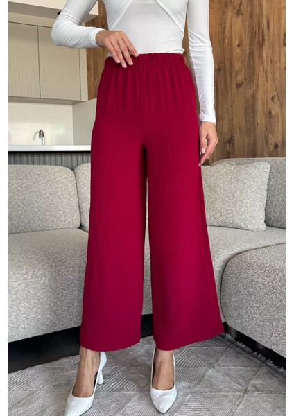 Kadın Bel Lastikli Bol Kesim Pantolon P-00018020