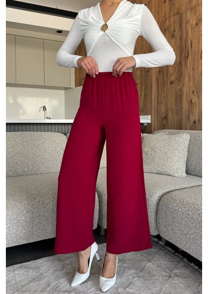 Kadın Bel Lastikli Bol Kesim Pantolon P-00018020 fiyatları